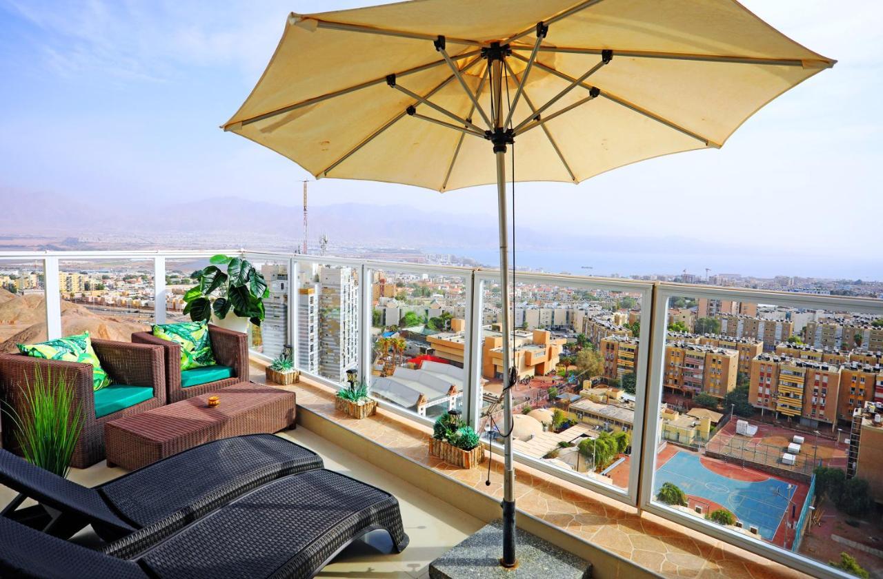 ★ Amazing View ★ Relaxing Balcony ★ Quiet ★ Apartamento Eilat Exterior foto
